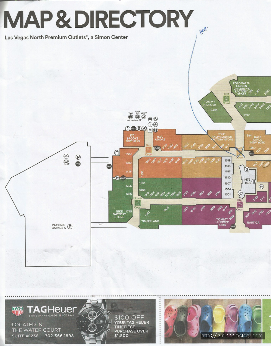 Las Vegas Premium Outlets North Map  NAR Media Kit